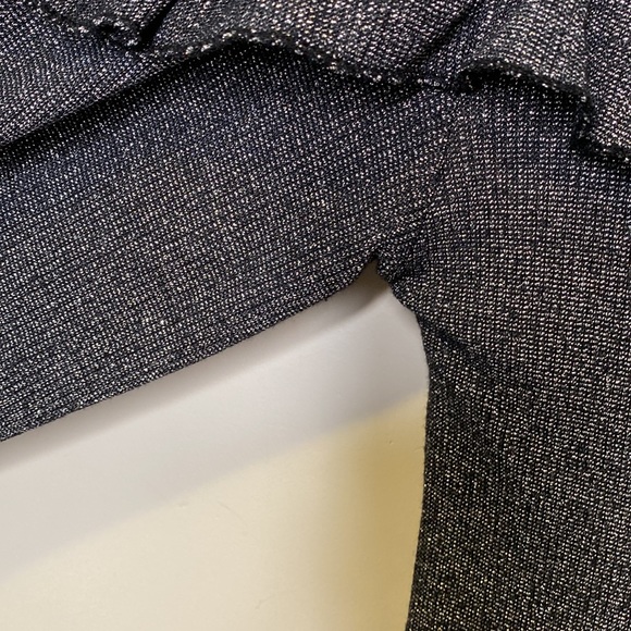 Zara Metallic Thread Ruffled Sweater - Picture 8 of 13